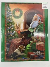 CHRISTMAS PARTY Oversized 1000 Pcs Puzzle Santa Brother Sister 2019 NEW SEALED