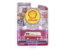 1979 VOLKSWAGEN TYPE 2 PANEL VAN "SHELL OIL" 1/64 DIECAST BY GREENLIGHT 41155 D
