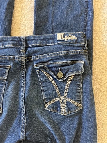 EUC Kut From The Kloth Jeans Size 6 Natalie High Rise Bootcut Dark Blue Denim - Picture 4 of 13