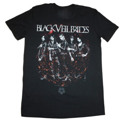Vintage Veil Brides Threads Von Herren Cotton Black Full Size T Shirt BT117