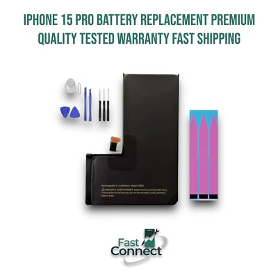 iPhone 15 Pro Battery Replacement Premium Quality Tested Warranty Fast Shipping