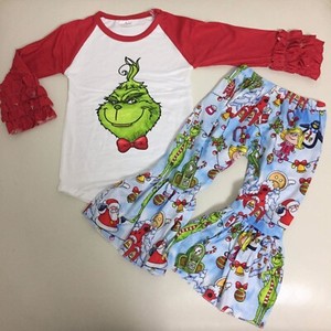 christmas ruffle pants