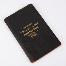 1899 EASTMAN KODAK CONDENSED PRICE LIST, PAGES SEPARATED FROM COVERS/cks/208379
