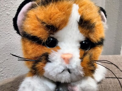 Peluche Tyco Kitty chaton jungle chat tigre peluche ronronnement
