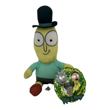 Rick Morty Mr. Poopy Plush Adult Swim Toy Factory Size 10 NWT