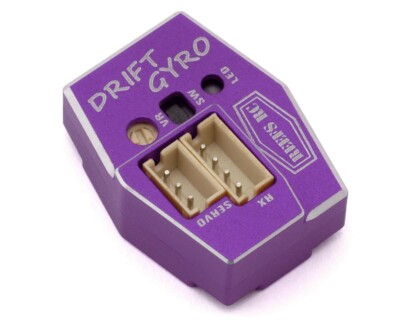 Reefs RC Drift Gyro for 1/10 and Mini Scale RC Drift Cars, Purple