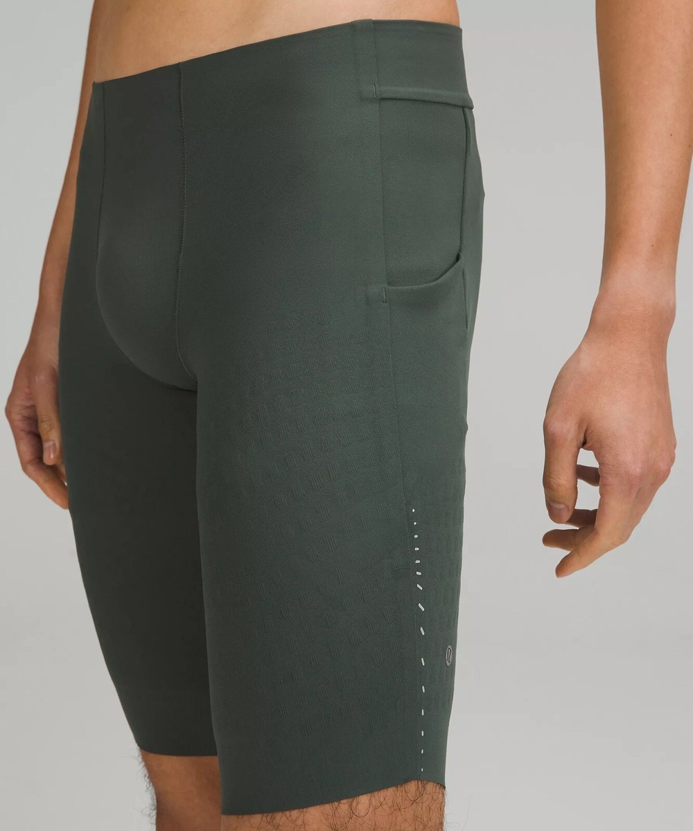 salsation short MEDIUM GREEN Lサイズ Lululemon Satin Shine High-Rise Short 6