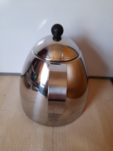 Vintage Marks And Spencer M&S Stainless Steel Teapot With Mirror Finish - Picture 7 of 14