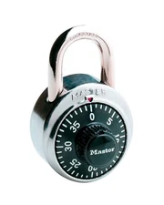 Master Lock 1525 V69 Block Guard Combination Padlock For Lockers With Key Option