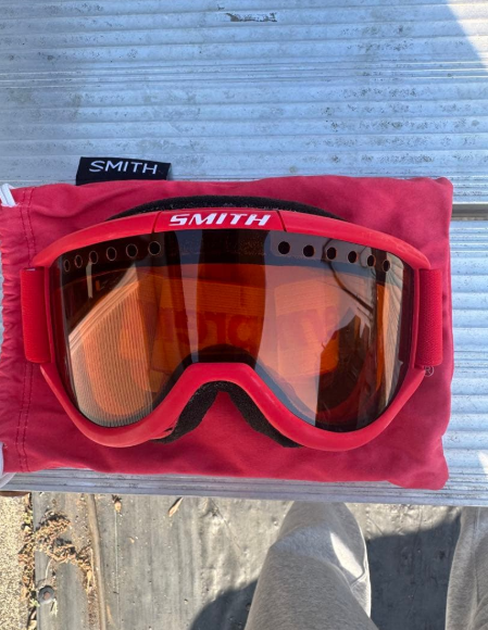 Supreme x Smith Snowboard Ski Goggles Red FW15 Colorway Limited