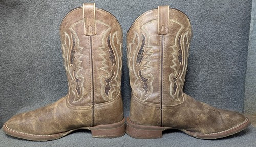Laredo Herren Stiefel Marti hellbraun Leder Gr. 12 EW eckige Zehenpartie Ortholite Innensohle - Bild 7 von 11