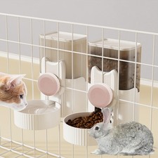 kathson Rabbit Gravity Auto Feeder Set 35 oz Suspendu Automatique Alimentation Eau Distribution...