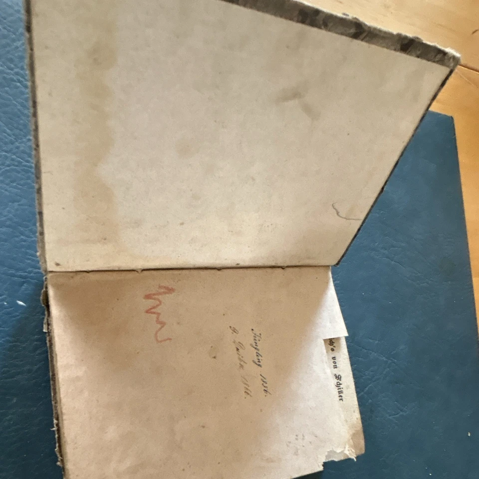 Buch Antiquität Schiller Sämmtliche Werke Stuttgart 1837 gebunden Deutsch - Bild 2 von 4