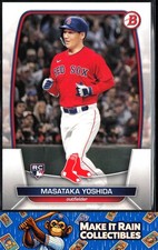 Masataka Yoshida 2023 Bowman #58 Boston Red Sox Rookie RC
