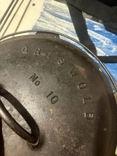 *VINTAGE* Griswold No. 10 Tite-Top Cast Iron Dutch Oven