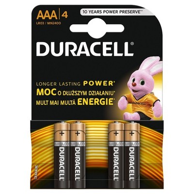 5000394127326 Basic AAA/LR03 K4 DURACELL