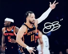 JALEN BRUNSON - NEW YORK KNICKS - SILVER Autographed 8x10 Photo w/COA