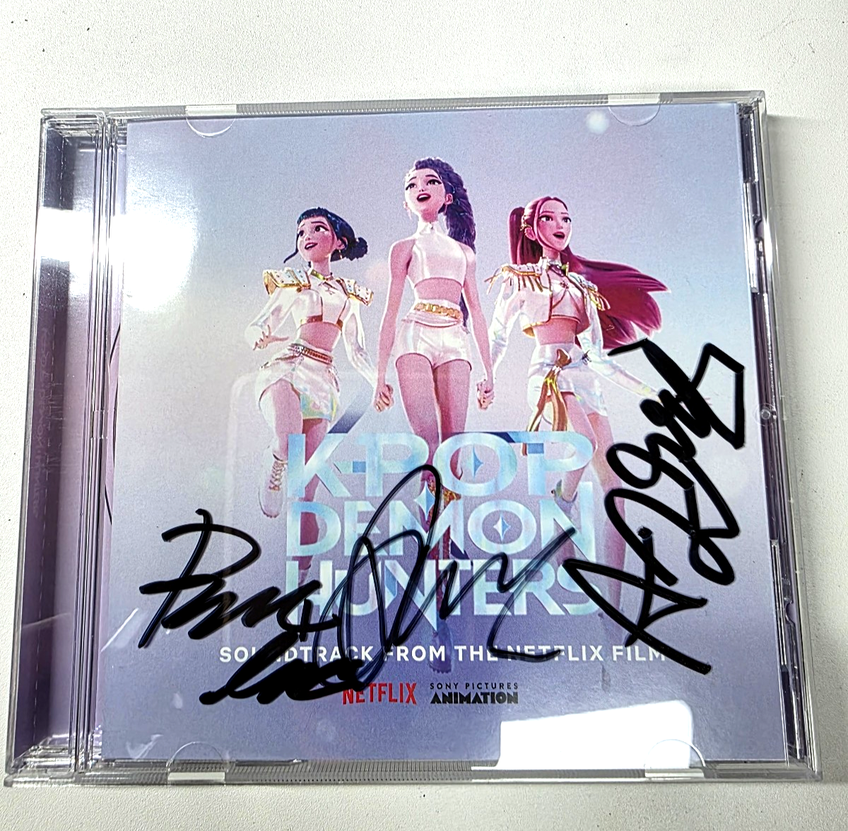 KPOP Demon Hunters All Member HUNTR/X Hand Autographed(Signed) OST
