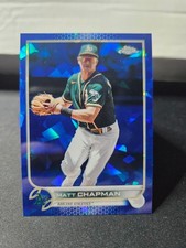 2022 Topps Chrome Sapphire Edition Matt Chapman #176 Oakland Athletics