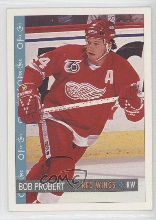 1992-93 O-Pee-Chee Bob Probert #252 0b4