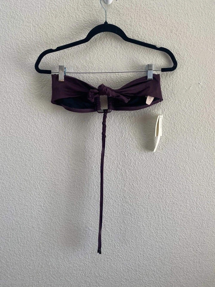 Top de bikini Perry Ellis x Victoria's Secret color ciruela talla mediana nuevo con etiquetas $64 Foto 3 de 4