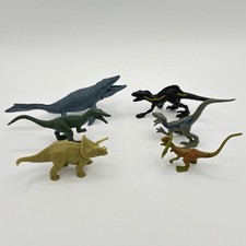 Lot of 6 Mattel Jurassic World Park Mini Action Dinos Dinosaur Figures