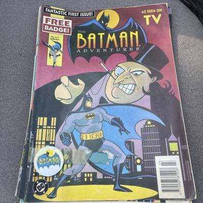 Batman Adventures fleetway 1-9 uk includes all free gifts rare read description
