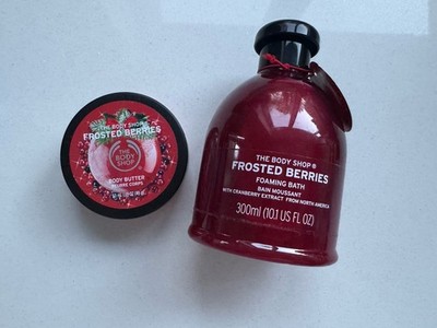 The Body Shop - Frosted Berries Foaming Bath & Mini Body Butter - Discontinued