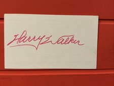 Harry Walker ????MLB: 1950 St. Louis Cardinals ????Autograph Cut ????