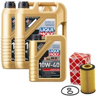 MotoröL Set 10W-40 Liqui Moly 11 Liter + ÖLfilter FüR Mercedes Sprinter 3,5-T