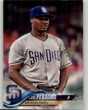 2018 Topps Luis Perdomo #186 San Diego Padres