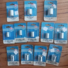 Lot of 12 NIP Thorsen USA Vintage Sockets 3/8 Drive 3 SAE 9  Metric