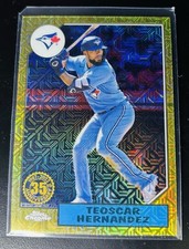 Teoscar Hernandez 2022 Topps Chrome Silver Pack Mojo Refractor Toronto Blue Jays