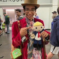 Blood Shot Ear Donald Trump, President Crochet Plushie