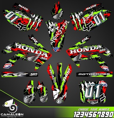 Graphics Kit for HONDA CRF450R (2005-2008) Stickers