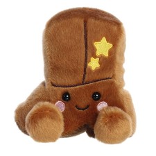 Aurora Adorable Palm Pals Evan Cowboy Boot Stuffed Animal 5 Inches, Brown