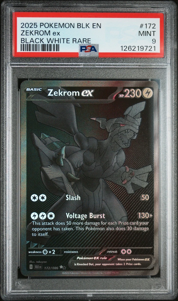 Zekrom Pokémon TCG Professional Sports Authenticator (PSA