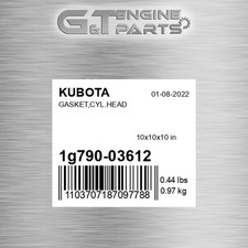 1G790-03612 GASKET,CYL.HEAD fits KUBOTA Surplus Open Box 