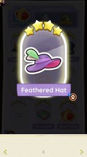 Feathered Hat - Stickers - 4       -    Posh Pets Album    