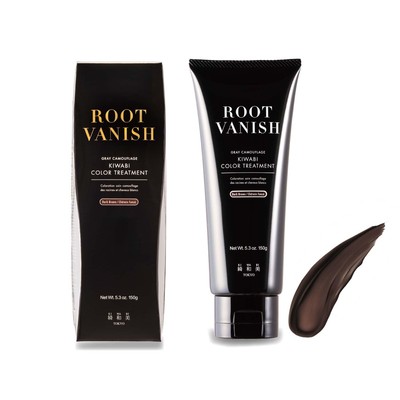 KIWABI Root Vanish Gray Hair Color Treatment Dark Brown Single Item