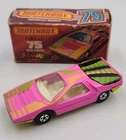 RARE Matchbox Lesney Streakers 1970 Alfa Carabo 75 Fluorescent Pink Exc Cond Box