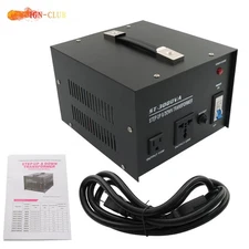 3000W Step Up/Step Down 220V - 110V/110V - 220V Voltage Converter Transformer