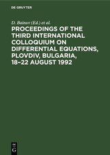 V. Covachev Proceedings of the Third Internat...