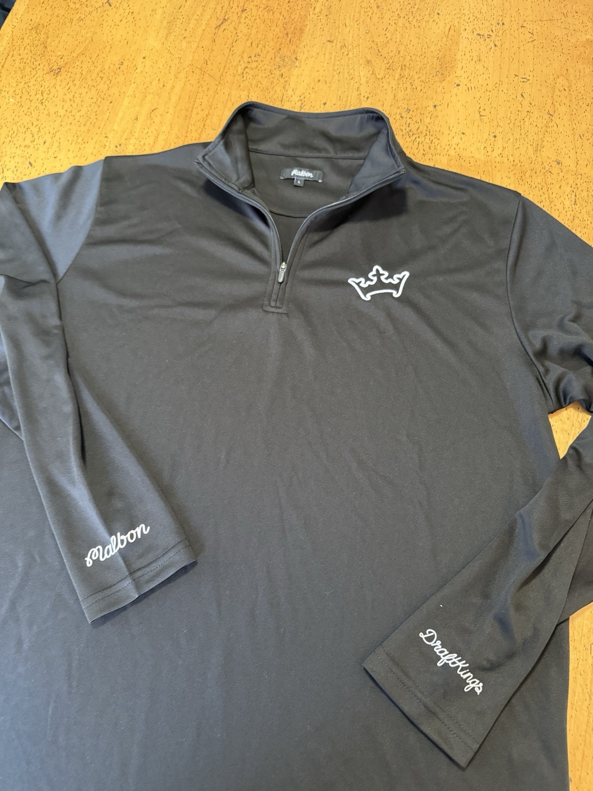 Malbon X Draft Kings Polyester Performance 1/4 Zi… - image 2