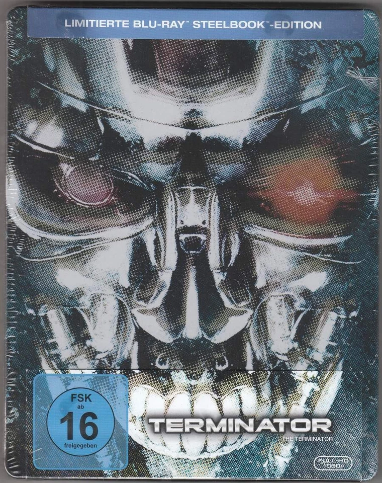 "TERMINATOR" - Schwarzenegger - SciFi Action - ltd BLU RAY STEELBOOK Comic Con - Bild 2 von 4