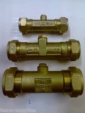 BRASS COMPRESSION NON RETURN DOUBLE CHECK VALVES 15-28