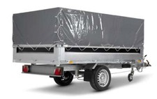 Telo copertina per sovrasponde a rete grigio per rimorchi Ellebi serie 4260