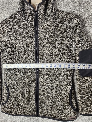 Merrell Regulate Sherpa Fleece Sweater Jacket Womens Size S/P , Black/eggshell - Picture 5 of 9