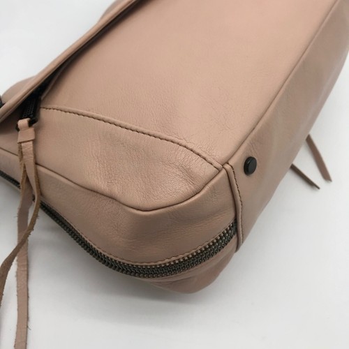 Rebecca Minkoff Blush Beige Leather Expandable Double Chain Shoulder Bag - Picture 6 of 12
