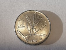 Repubblica Italiana 2 Lire Ulivo 1957 Q. FDC